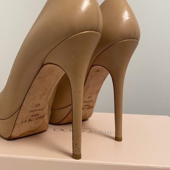 Jimmy Choo beige pumps (40) - Picture 8 of 8